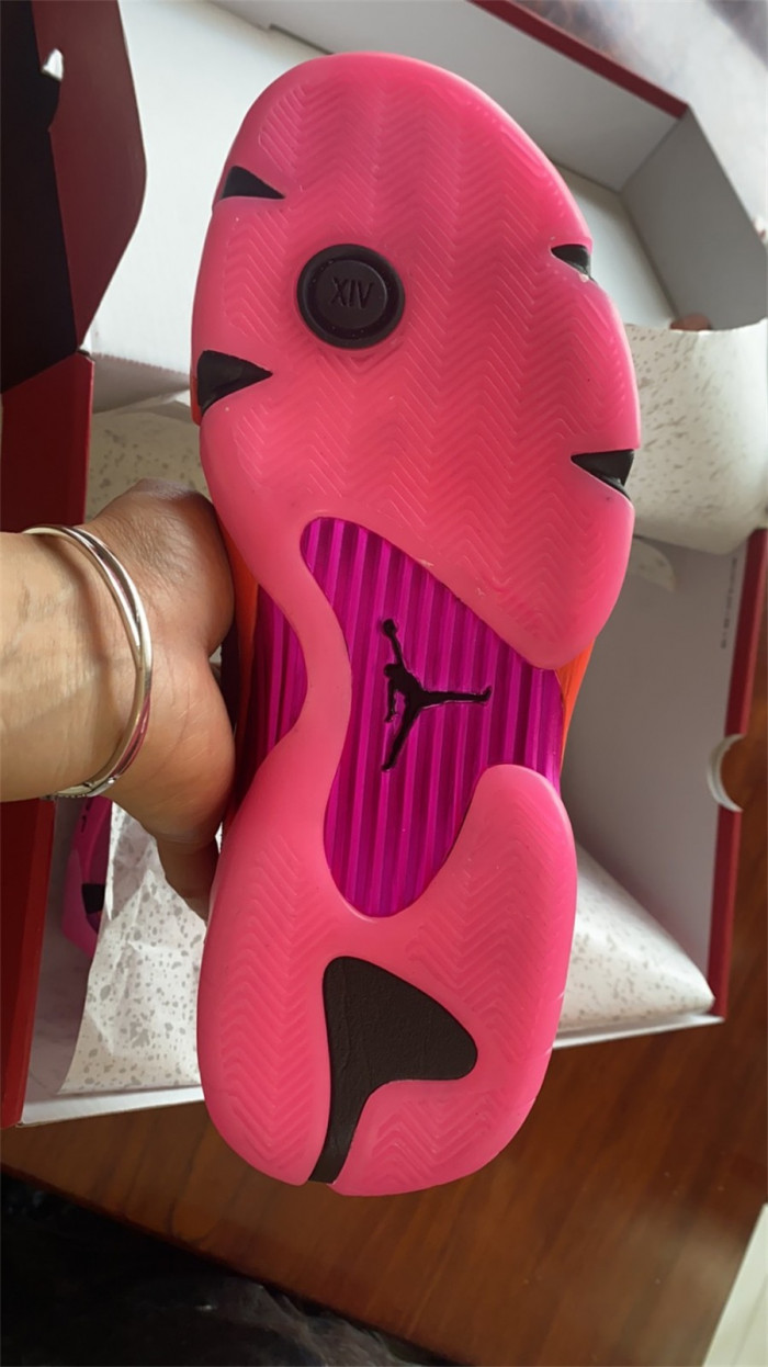 air jordan 14 retro low shocking pink dh4121-600