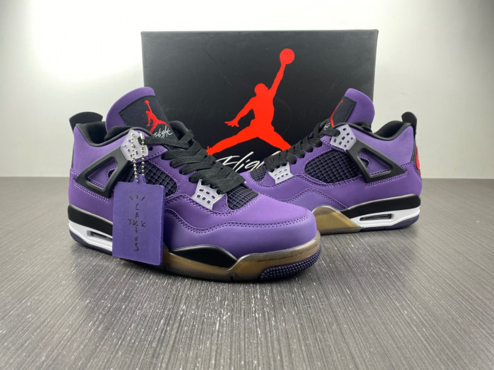 travis scott x air jordan 4 “purple” 308497-510