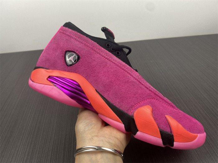 air jordan 14 retro low shocking pink dh4121-600