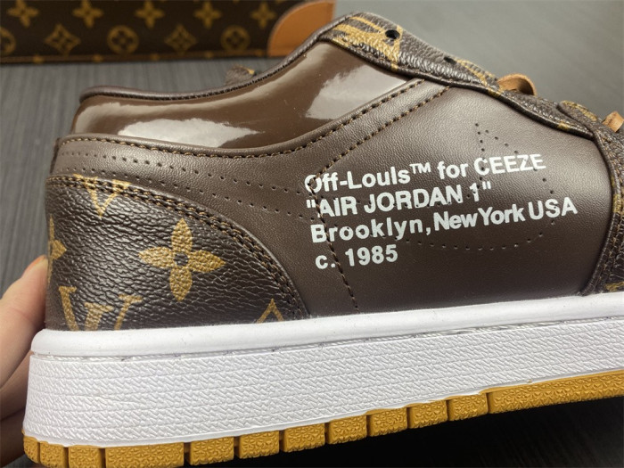 air jordan 1 ow top (with case)