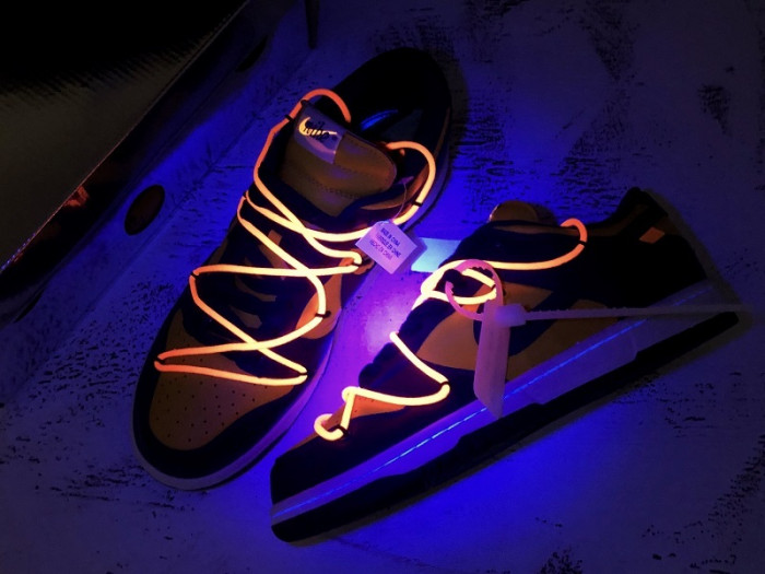 nike dunk low ow michigan ct0856-700