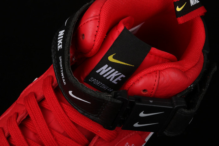 air force 1 mid utility university red 804609-605