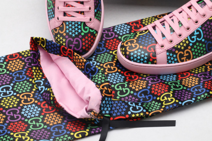 G*u*i ace embroidered low-top sneaker 610085 h2020 1115