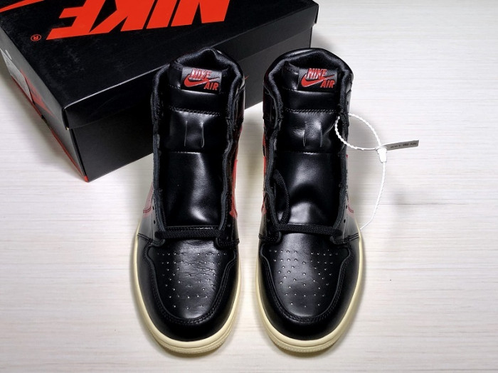 air jordan 1 defiant black red bq6682-006