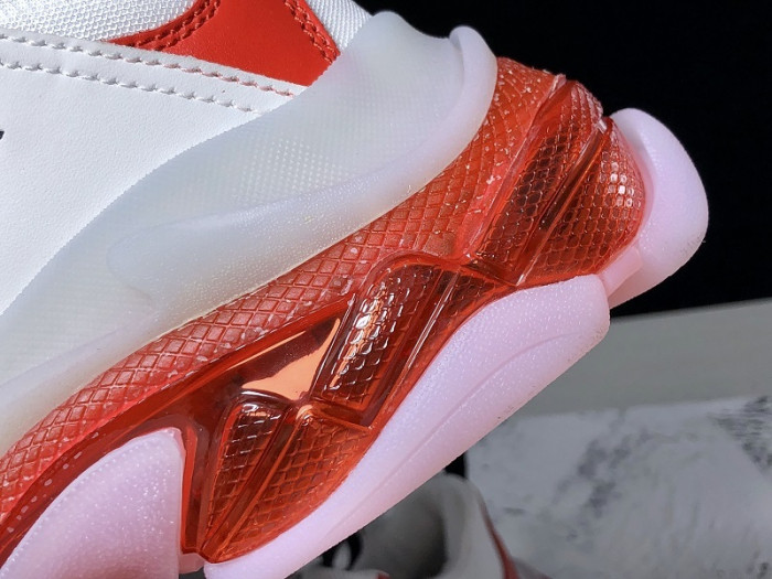 blcg sneaker triple.s.gomma white-red-grey