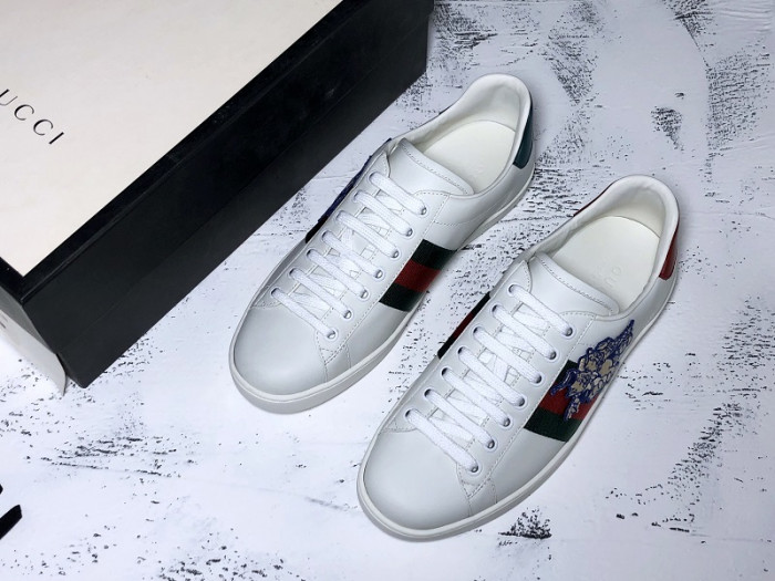 G*u*i ace embroidered low-top sneaker