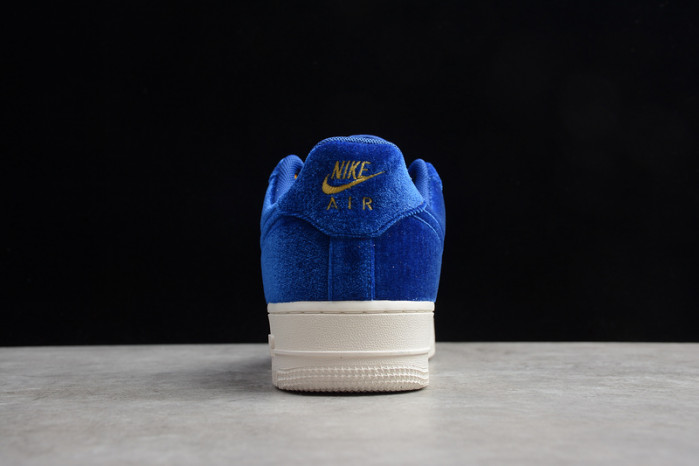 air force 1 low premium 3 velour blue void at4144-400