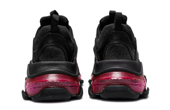 blcg sneaker triple.s.clear sole ‑ black pink neon