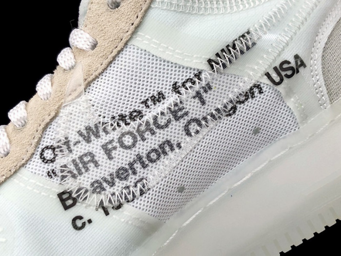 nike air force 1 low off white mens ao4606-100