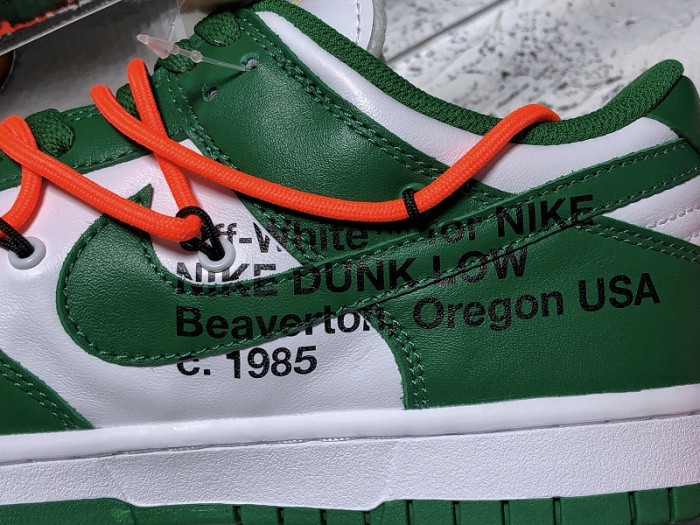 nike dunk low ow pine green ct0856-100