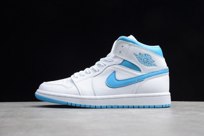 air jordan 1 mid unc (w) bq6472-114