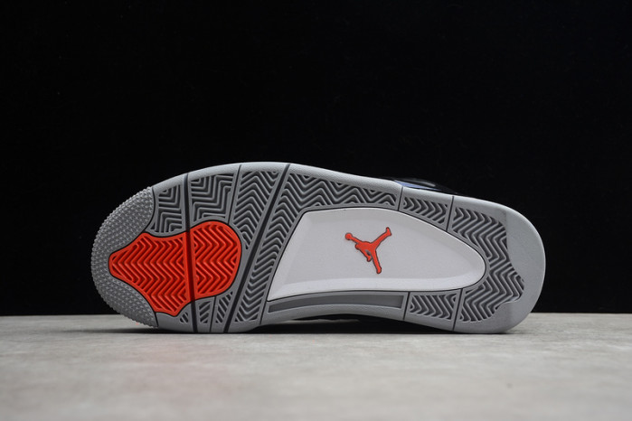 air jordan 4 wntr loyal blue habanero red black cq9597-401