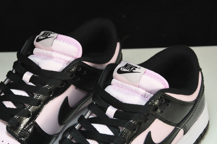 nike dunk low wmns pink black patent dj9955-600