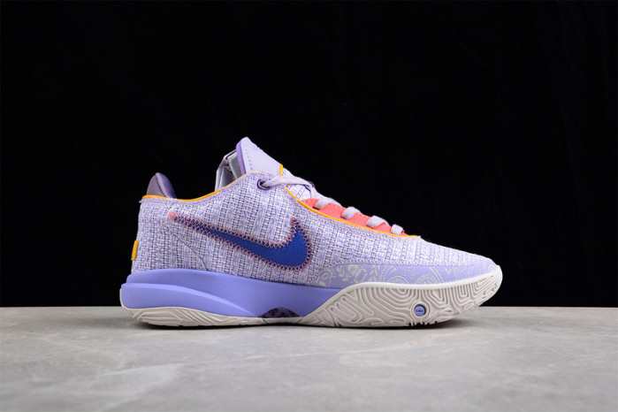 nike lebron 20 violet frost dj5422-500