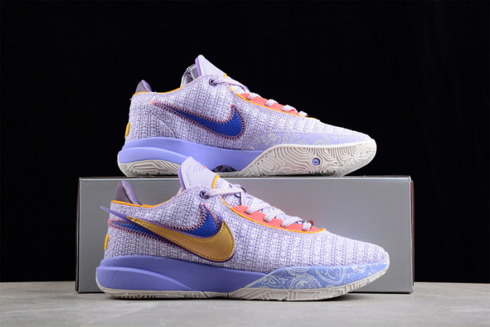 nike lebron 20 violet frost dj5422-500