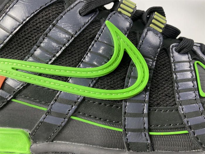 ow nike air rubber dunk "green strike" cu6015-001