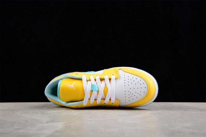 air jordan 1 low gs “citron pulse”dx4375-800