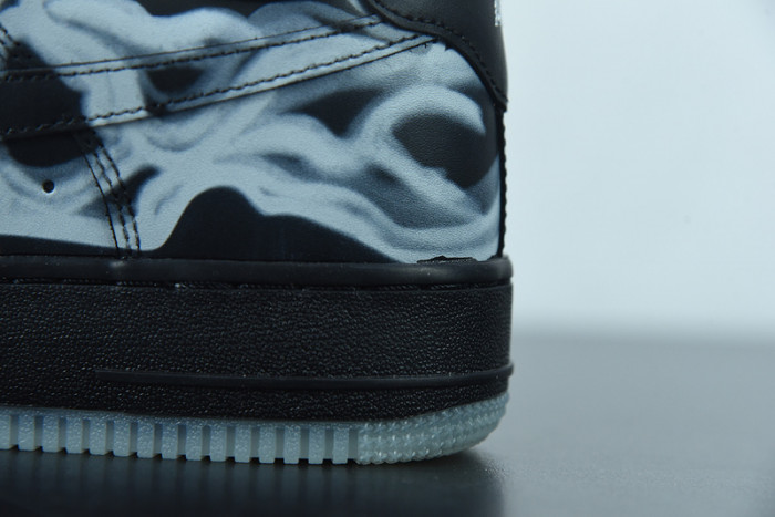 nike air force 1 low black skeleton halloween (2019) bq7541-001