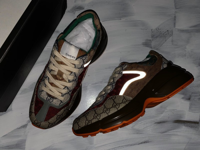 G*u*i rhyton vintage trainer sneaker 620185 99wg0 6060