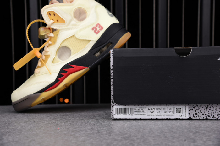 air jordan 5 retro ow sail dh8565-100
