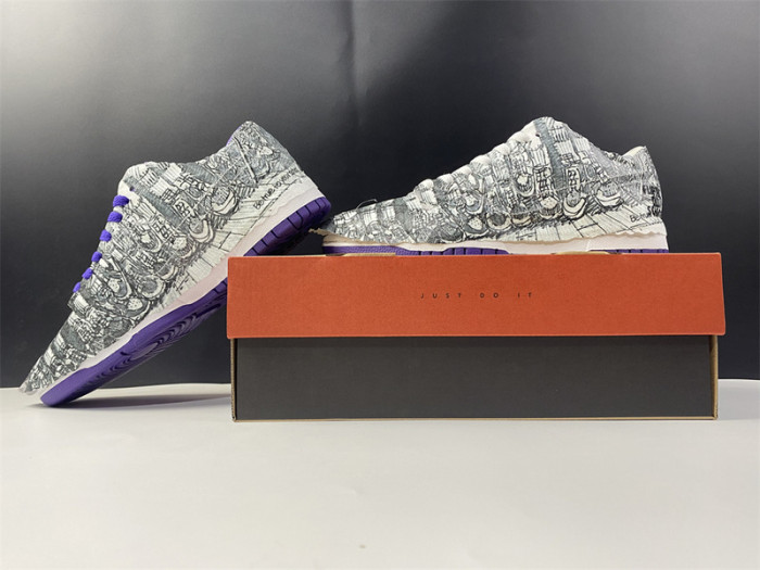 nike dunk low flip the old school dj4636-100