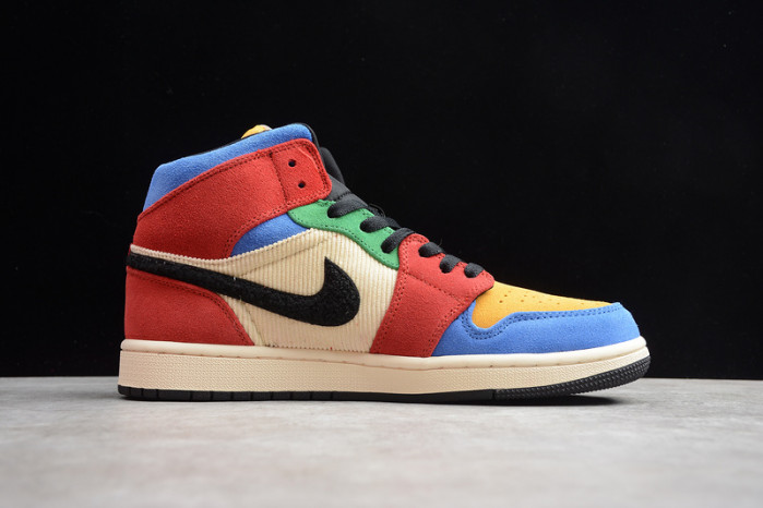 jordan 1 mid se fearless blue the great cu2805-100