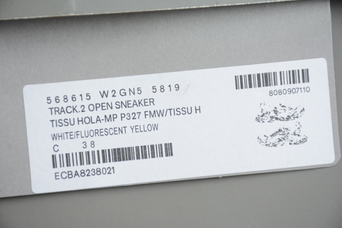 blcg track.2 beige luorescent yellow (w) 568615w2gn55819