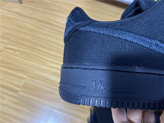 nike air force 1 low stussy black cz9084-001