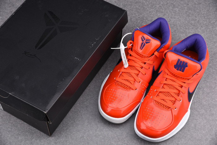nike kobe 4 protro undefeated phoenix suns cq3869-800