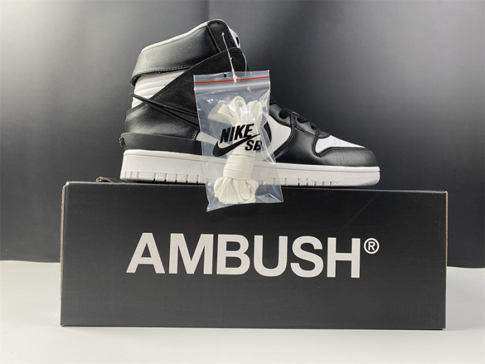nike dunk high ambush black white cu7544-001