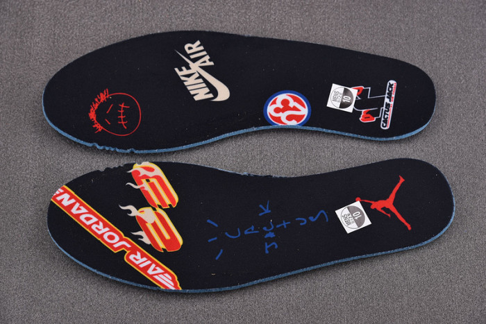 kids travis scott x air jordan 1 low og wmns “olive” dz4137-106