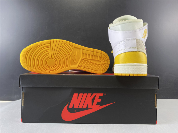 air jordan 1 x ow nrg white yellow aq0818-149