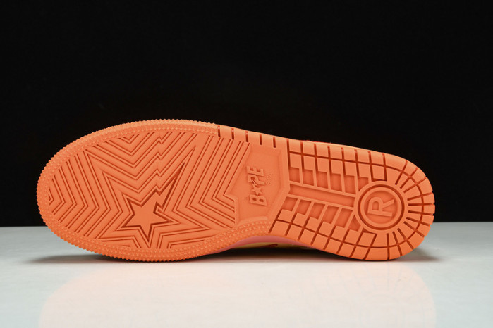 a bathing ape bape sk8 sta orange hp33-135