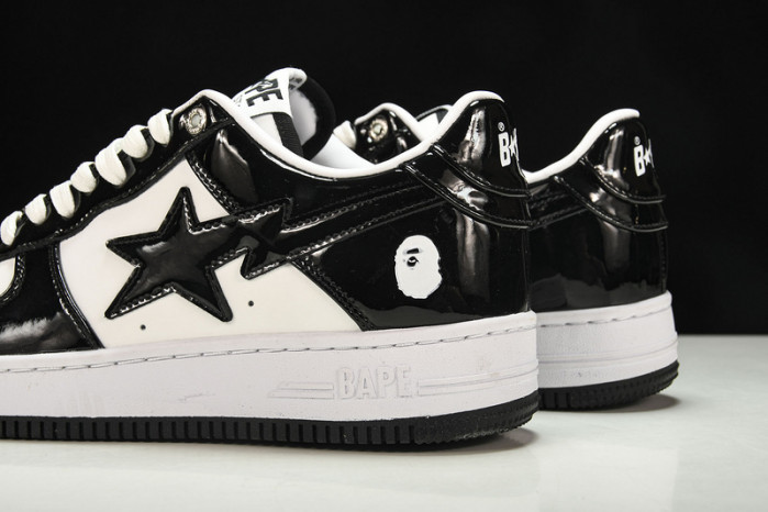 a bathing ape bape sta low black hp33-127