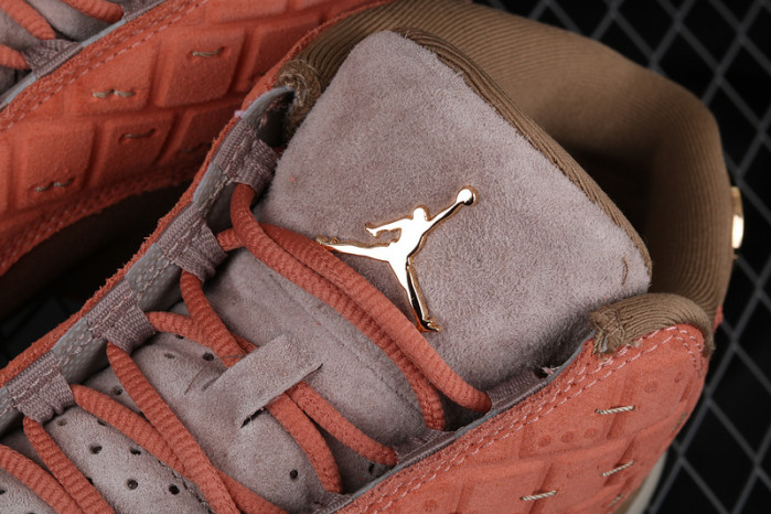clot x air jordan 13 low sepia stone/canteen-terra blush at3102-200