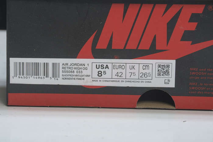 air jordan 1 retro high patina 555088-033