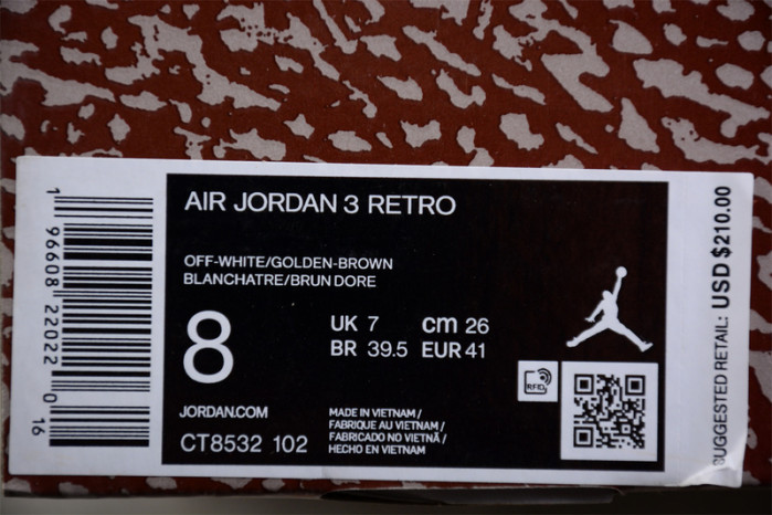 air jordan 3 “palomino” ct8532-102