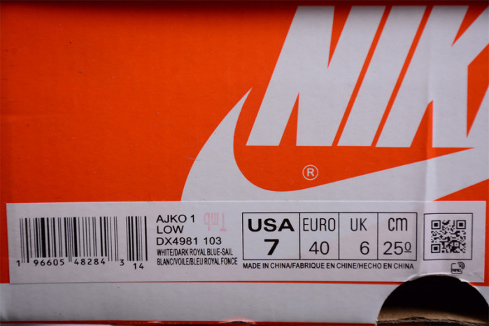 air jordan 1 ko low “dark royal blue” dx4981-103