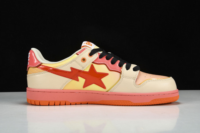 a bathing ape bape sk8 sta orange hp33-135