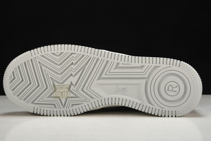 a bathing ape bape sta low grey black hp33-131