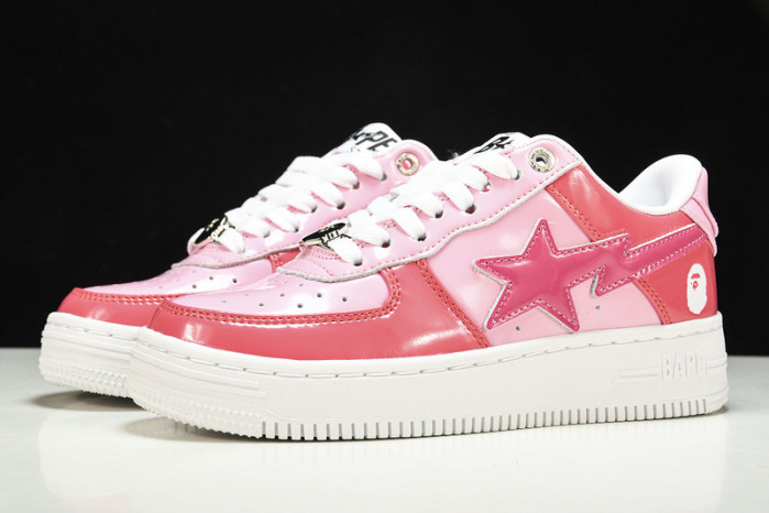 a bathing ape bape sta low color camo combo pink hp33-129