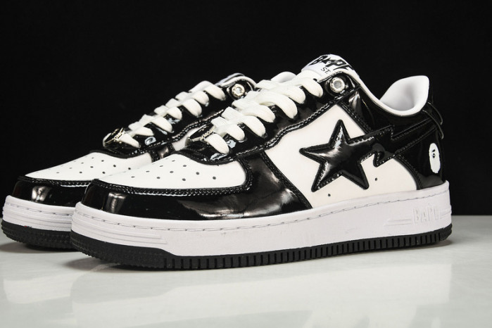 a bathing ape bape sta low black hp33-127