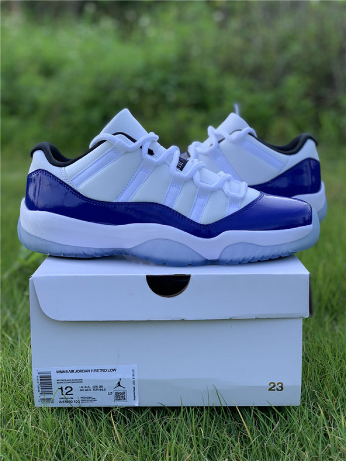 air jordan 11 retro low white concord ah7860-100