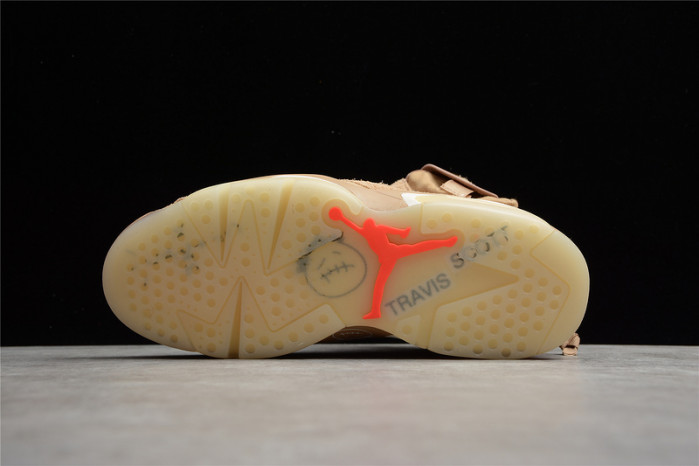 travis scott x air jordan 6 “british khaki” dh0690-200