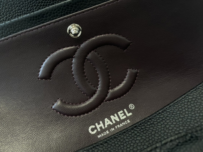 c*h*a*nel flap caviar bag