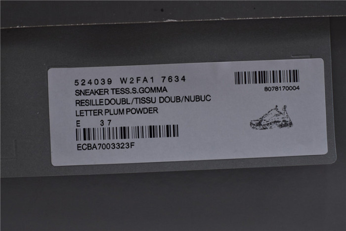 blcg sneaker triple.s.gomma rose red 524039 w2fa1 7634