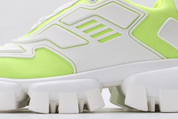 pra cloudbust thunder knit white and fluorescence green