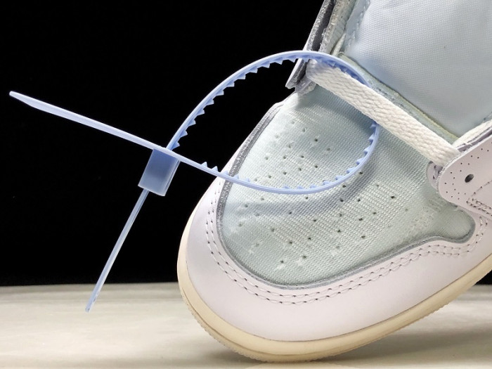 air jordan 1 retro high ow white aq0818-100