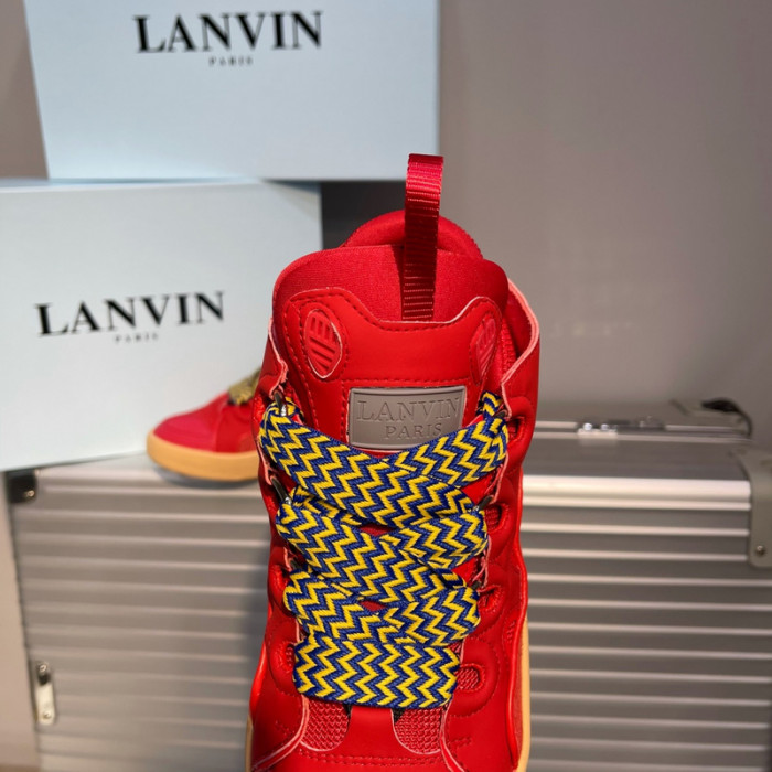 lanvin curb sneaker