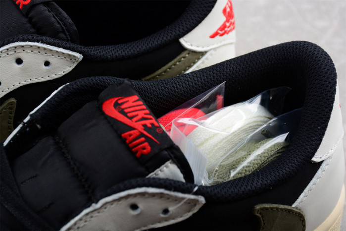 travis scott x air jordan 1 low og wmns “olive” dz4137-106